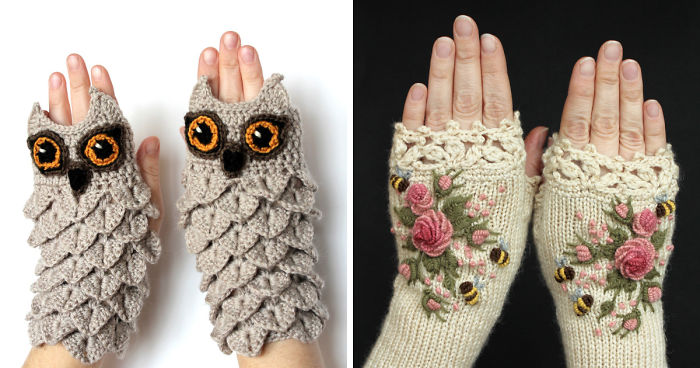 I Make Embroidered Mittens And Gloves That Will Keep Your Hands Warm
