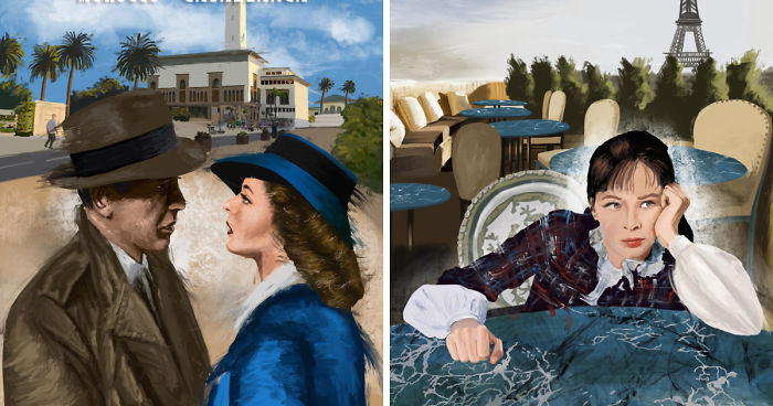 We Illustrated Oscar Winning Movies That Are Set Around The World