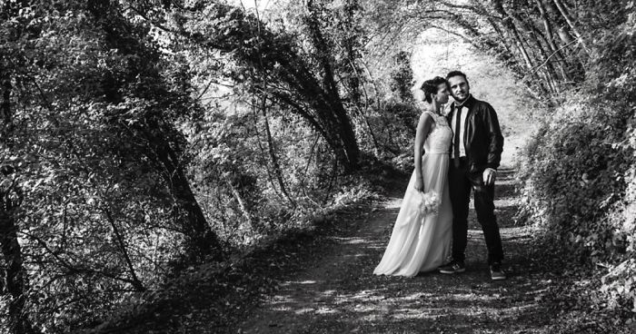 Self Portrait On Our Wedding Day