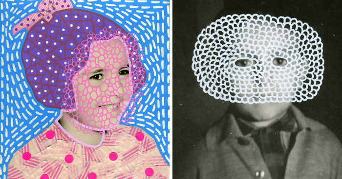 Naomi Vona Made These Amazingly Weird Collage Portraits, We Are In Love