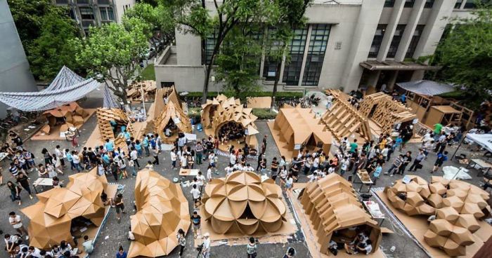 Amazing Cardboard House Exhibition