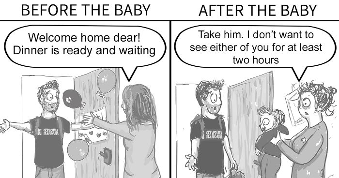 8 Funny Comics That Illustrate My Struggles Of Being A New Mom