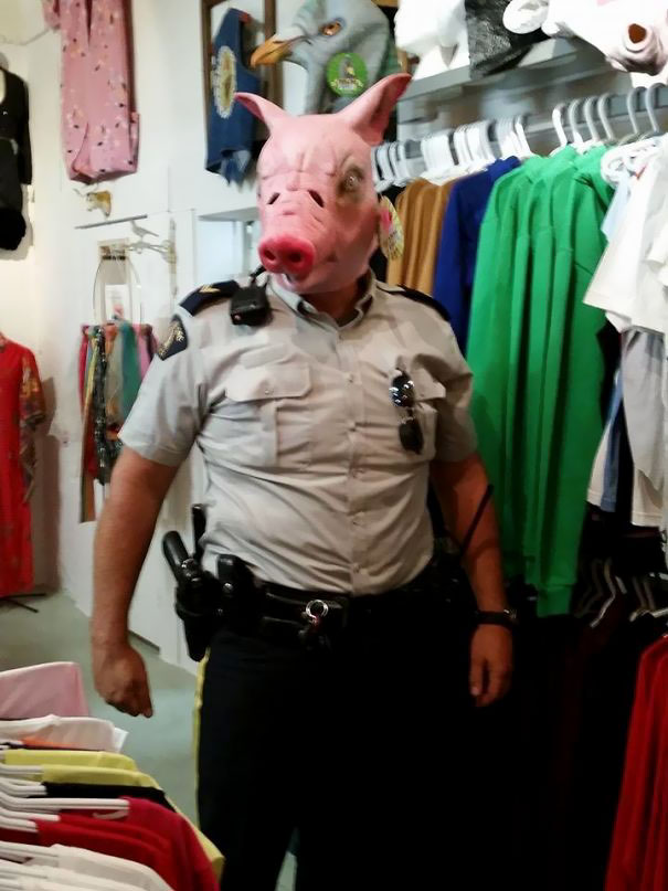 Cop Came Into My Costume Shop Today...