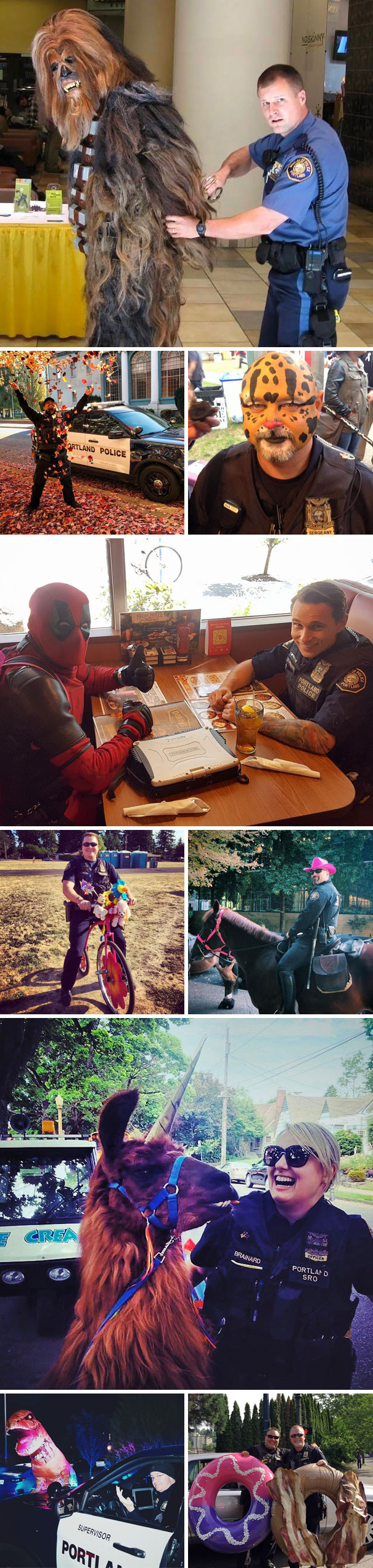 Portland Police Officers Always Have Fun At Work