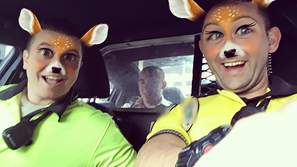 Officer: "What Would You Like To Do Today During Your Ride-A-Long?" Ride-A-Long: "Show Me All The Fun Stuff Cops Like To Get Into!" Officer: "I Got You Fam!"