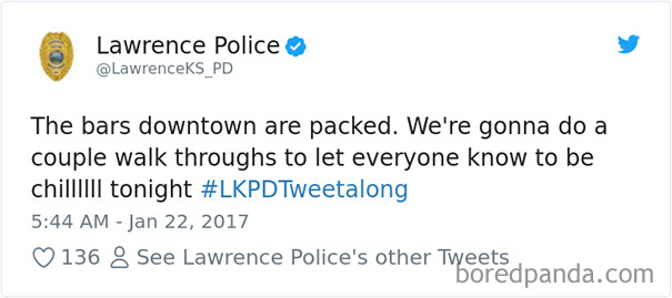 Police Wants You To Be Chill