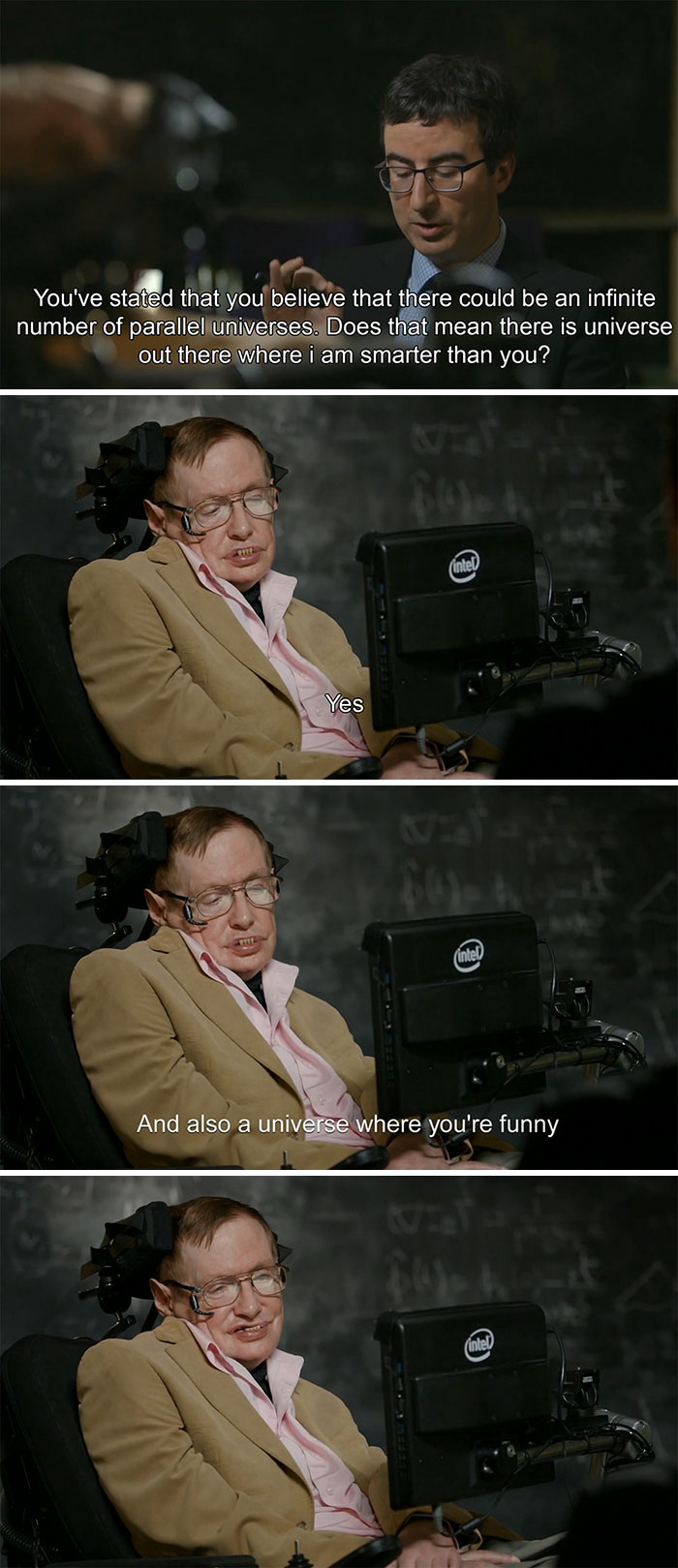 The Time Stephen Hawking Met John Olliver