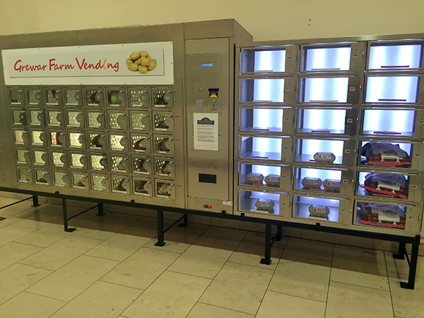 Local Farmer Has A Vending Machine In Our Mall