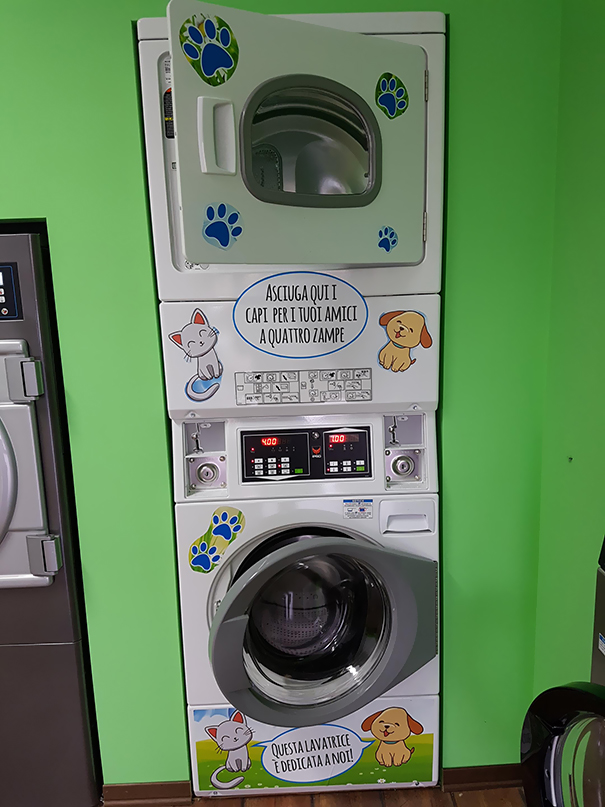 This Coin Laundry Has A Washer And A Dryer Machine Just For Pet Clothes