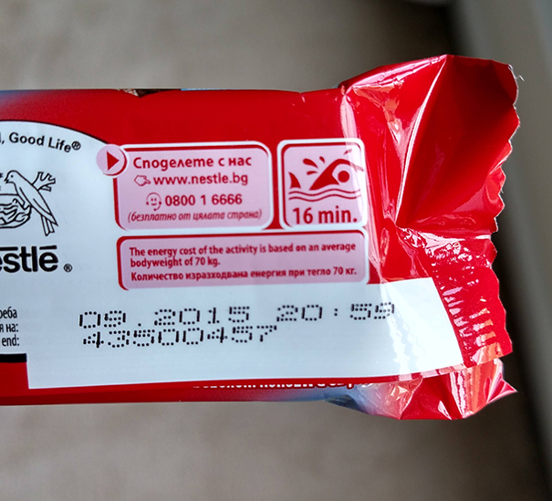 Euro Snacks Tell You How Much Exercise You Need To Burn It Off