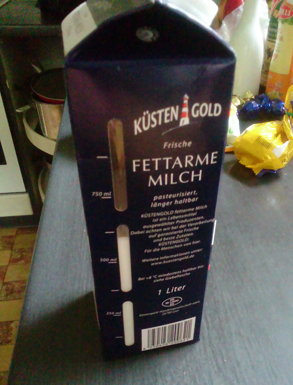 This German Milk Carton Has Windows So You Can See How Much Is Left