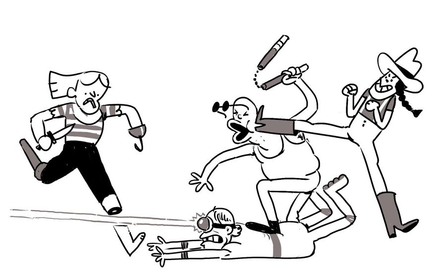 Artist Challenges Himself To Add One Character To Fight Scene A Day Until It Gets Too Big To Upload On Twitter