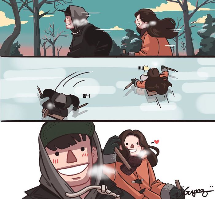 Girlfriend-Boyfriend-Relationship-Illustrations-Gyungstudio