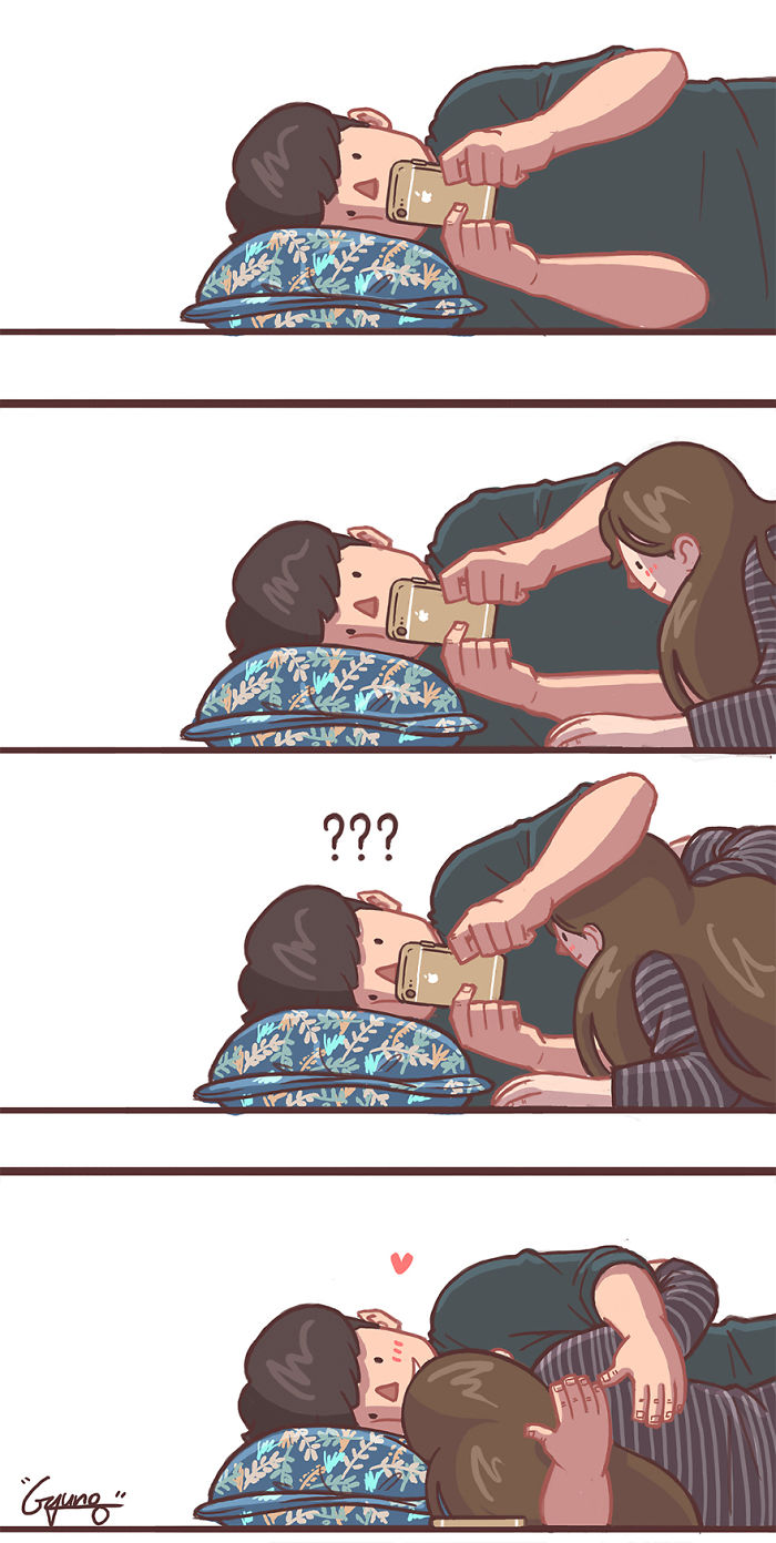 Girlfriend-Boyfriend-Relationship-Illustrations-Gyungstudio