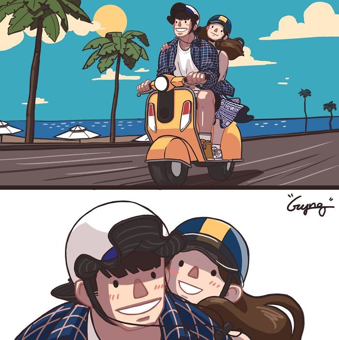 Girlfriend-Boyfriend-Relationship-Illustrations-Gyungstudio