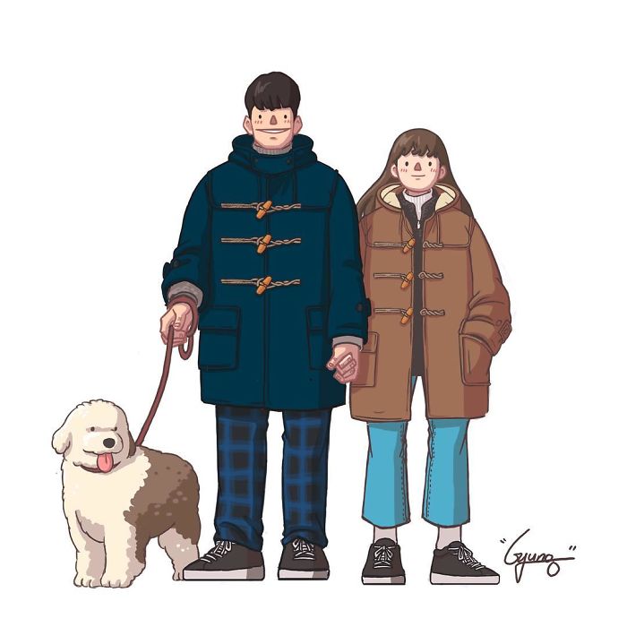 Girlfriend-Boyfriend-Relationship-Illustrations-Gyungstudio