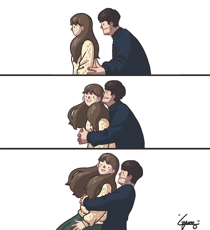 Girlfriend-Boyfriend-Relationship-Illustrations-Gyungstudio