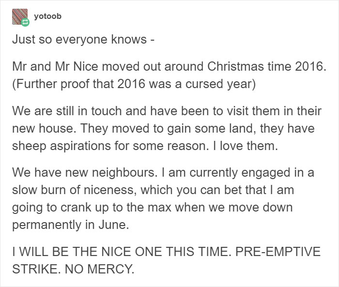 Married Couple Buy New House Next To Gay Couple, And Things Escalate Hilariously Married Couple Buy New House Next To Gay Couple, And Things Escalate Hilariously