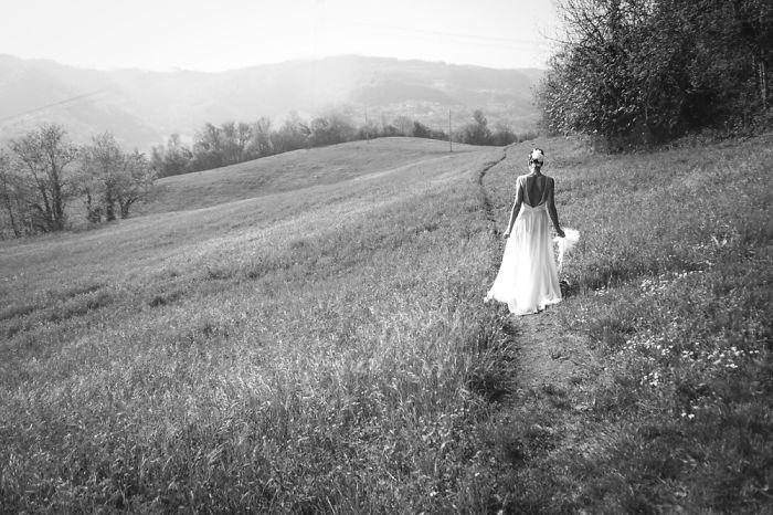 Self Portrait On Our Wedding Day