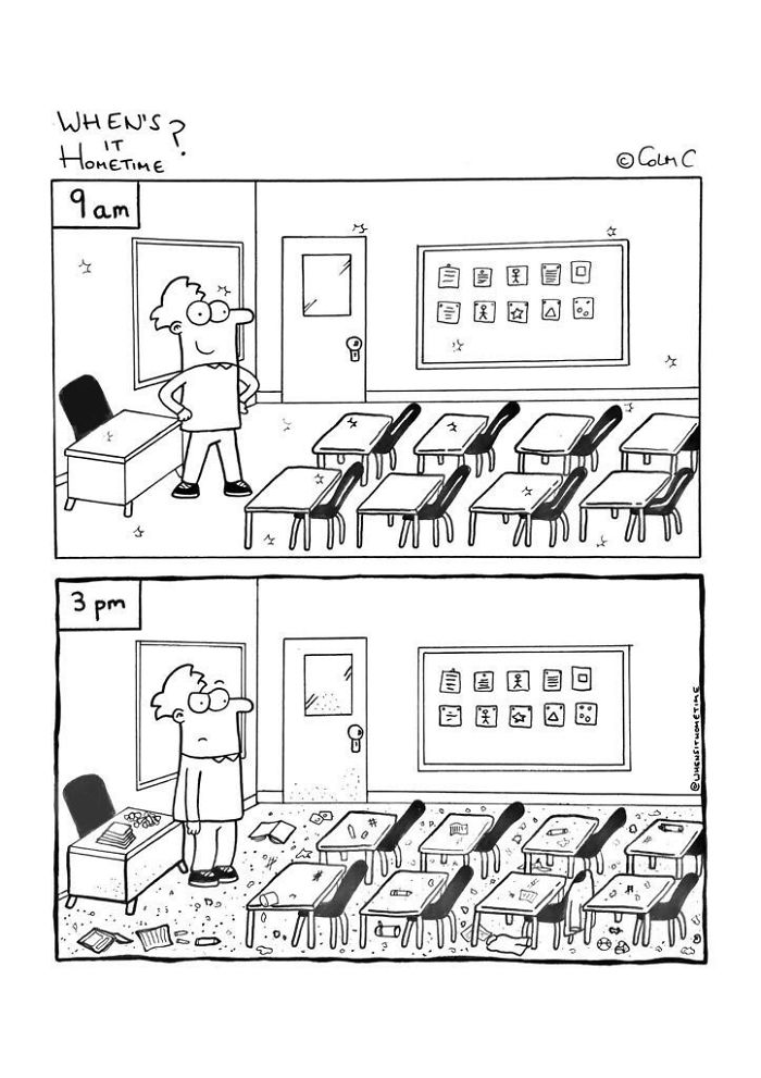 I’m A Primary School Teacher And I Illustrate My Teaching Experience In Comics (10+ Pics)