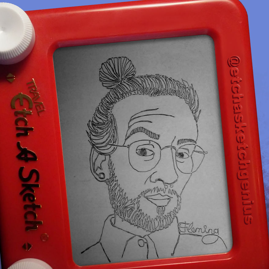 I Etch-A-Sketch My Instagram Followers I Etch-A-Sketch My Instagram Followers