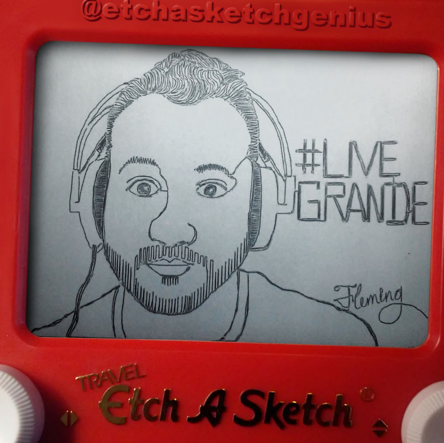 I Etch-A-Sketch My Instagram Followers I Etch-A-Sketch My Instagram Followers