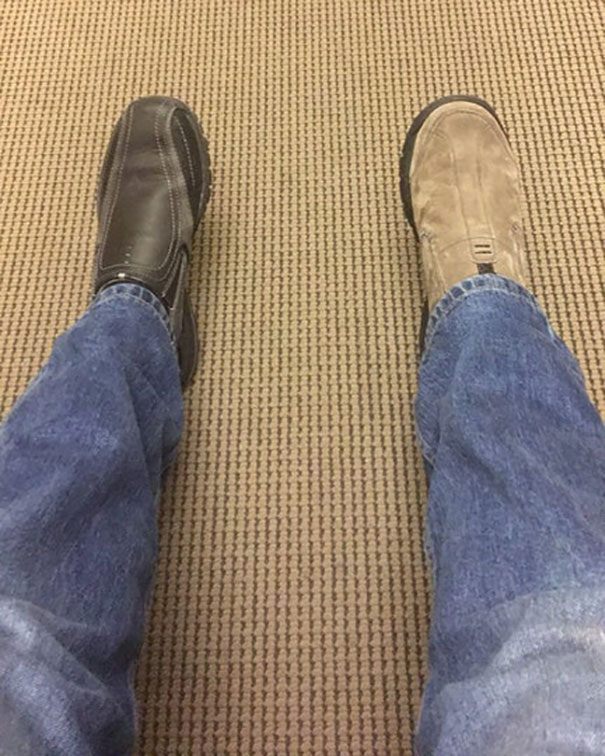 I Just Spent The Past Eight Hours Wearing Two Different Shoes On My Feet And Never Noticed It. I Am A Grown Adult