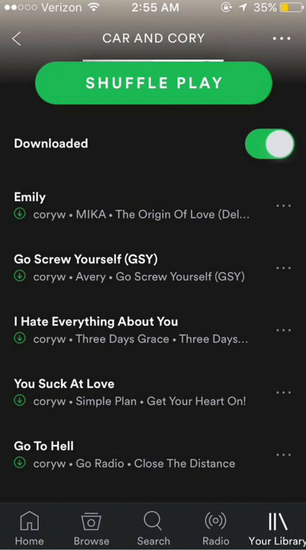 When My Best Friend Left Her Boyfriend For Being Immature, He Changed Their Shared Spotify Playlist