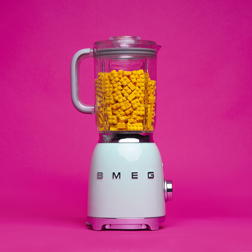 Funny Daily Objects Completed With Lego By Jaime Sánchez (14+ Pics)