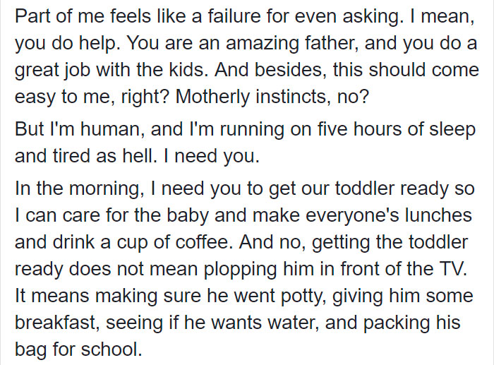 This Mom's Desperate Plea To Husband For Help Is What Too Many Women Are Going Through Right Now This Mom's Desperate Plea To Husband For Help Is What Too Many Women Are Going Through Right Now