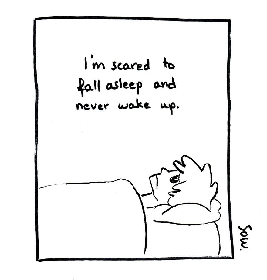 This Artist Illustrates His Dark Thoughts