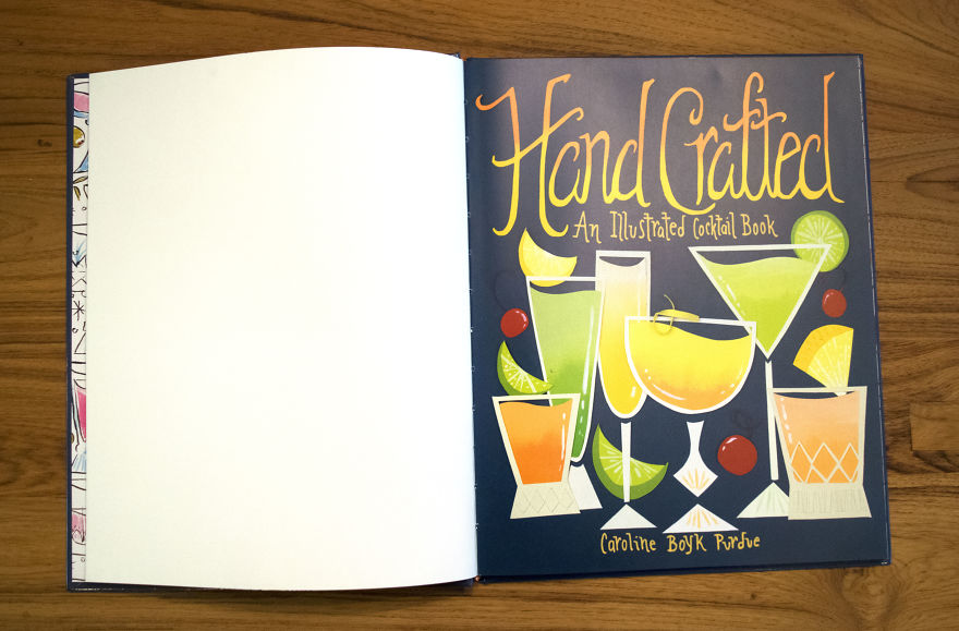 I Illustrated 50 Classic Cocktails From Cut Paper, And Made A Book
