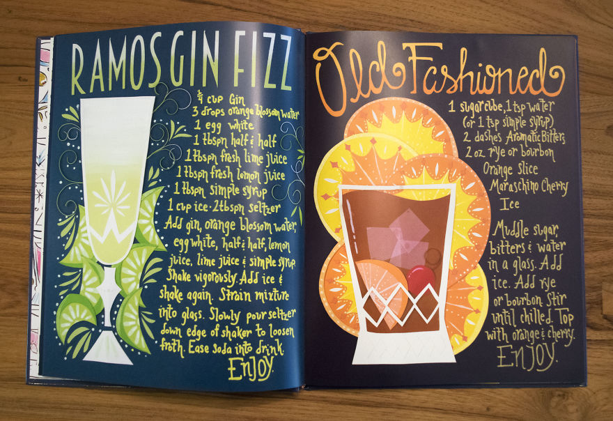 I Illustrated 50 Classic Cocktails From Cut Paper, And Made A Book I Illustrated 50 Classic Cocktails From Cut Paper, And Made A Book