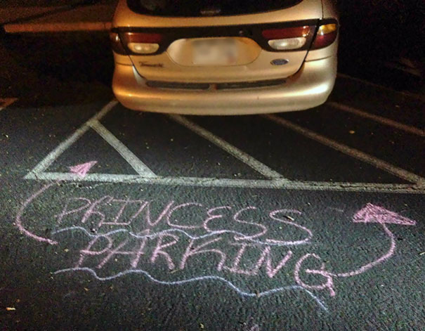 My Friend Parked Like A D-Bag. The Neighbor Kids Left Him A Message