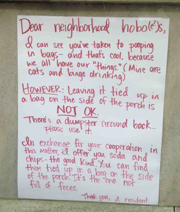 Sign On My Neighbor's Porch