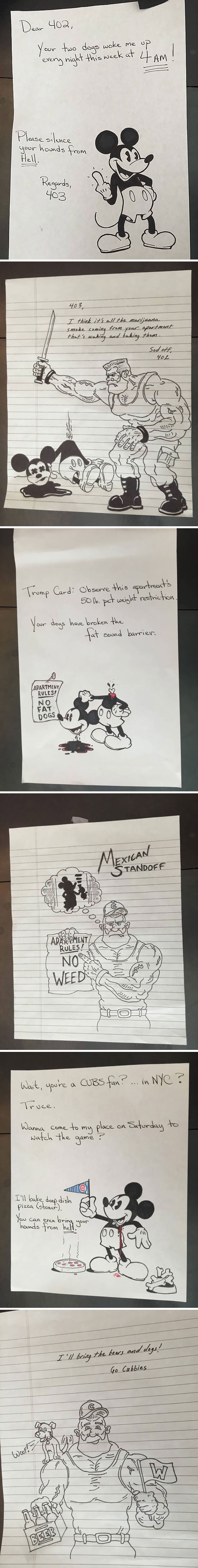 Neighbor Feud Takes An Amusing Turn