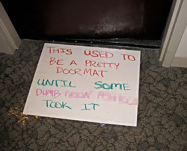 This Used To Be A Pretty Doormat