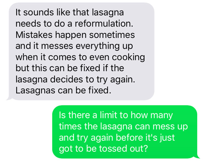 Depressed Person Texts Pasta Company Instead Of Crisis Line, Doesn&rsquo;t Expect A Response Like This