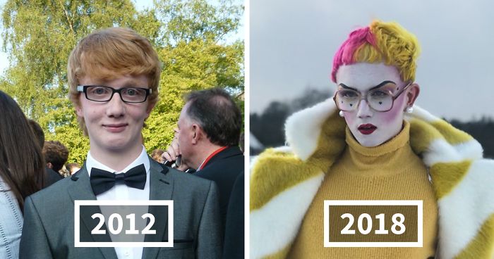 77 Incredible #2012vs2018 Transformations Prove People Can Become Totally Unrecognizable In Just 6 Years
