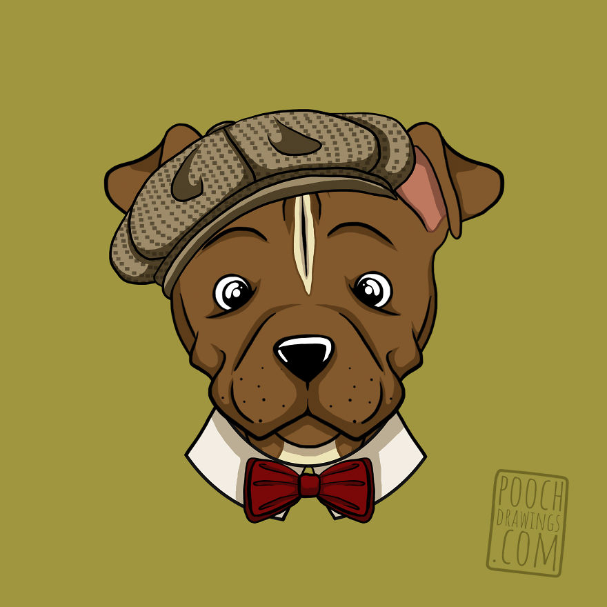 12 Gentlemen Dogs Illustrated By Dog Addicted Artist