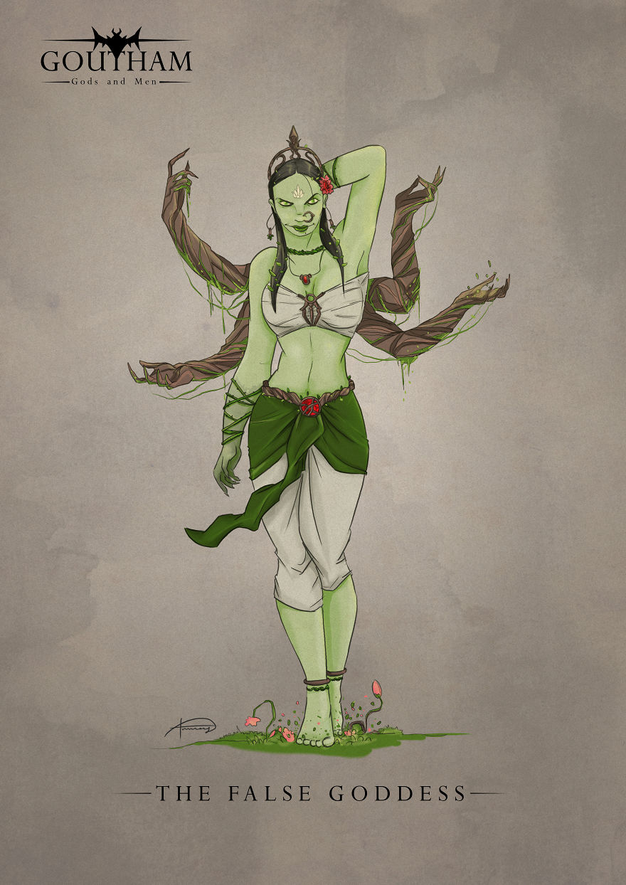 I Made The Indian Mythological Versions Of Batman And His Rogues