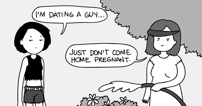 I Illustrated The Stark Differences Between My Mom And Dad — Yet They’ve Been Married For 40 Years