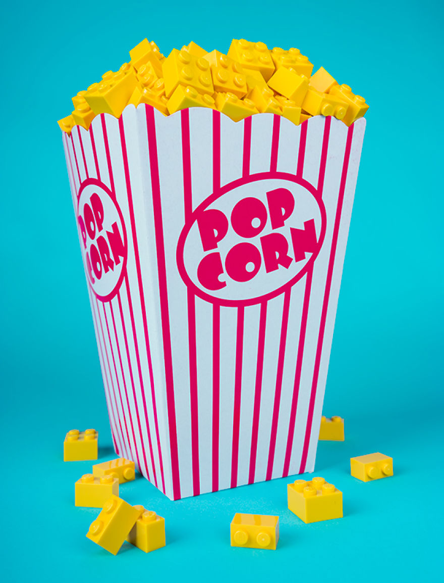 Funny Daily Objects Completed With Lego By Jaime Sánchez (14+ Pics)