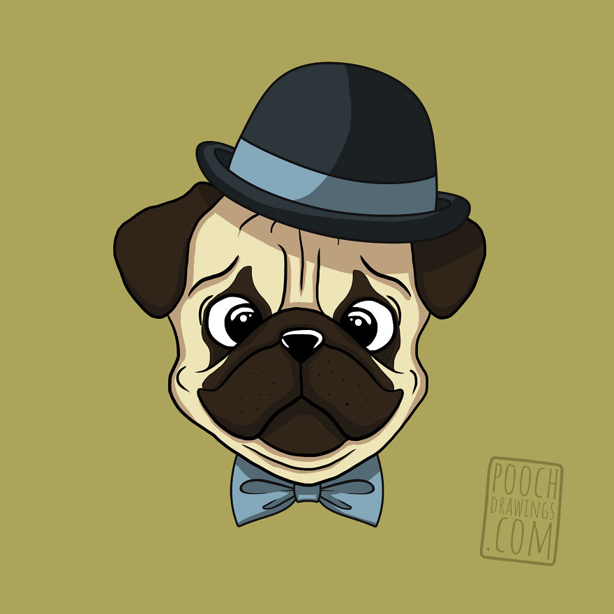 12 Gentlemen Dogs Illustrated By Dog Addicted Artist