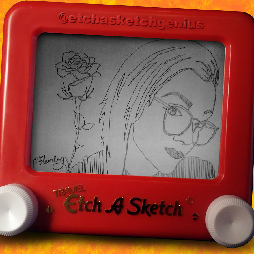 I Etch-A-Sketch My Instagram Followers I Etch-A-Sketch My Instagram Followers