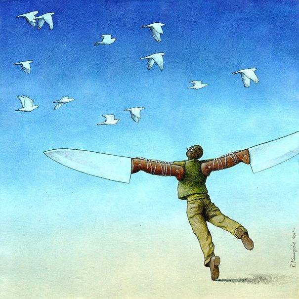 Satirical-Illustrations-Polish-Pawel-Kuczynski