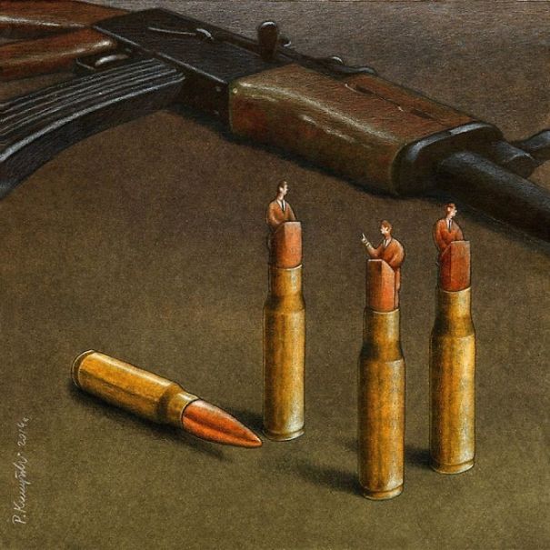 Satirical-Illustrations-Polish-Pawel-Kuczynski