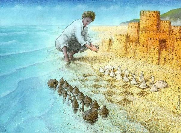Satirical-Illustrations-Polish-Pawel-Kuczynski