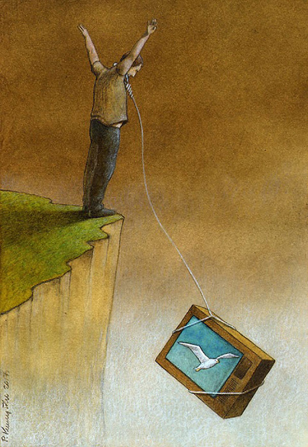 Satirical-Illustrations-Polish-Pawel-Kuczynski