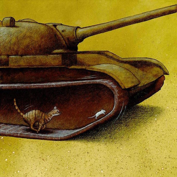 Satirical-Illustrations-Polish-Pawel-Kuczynski